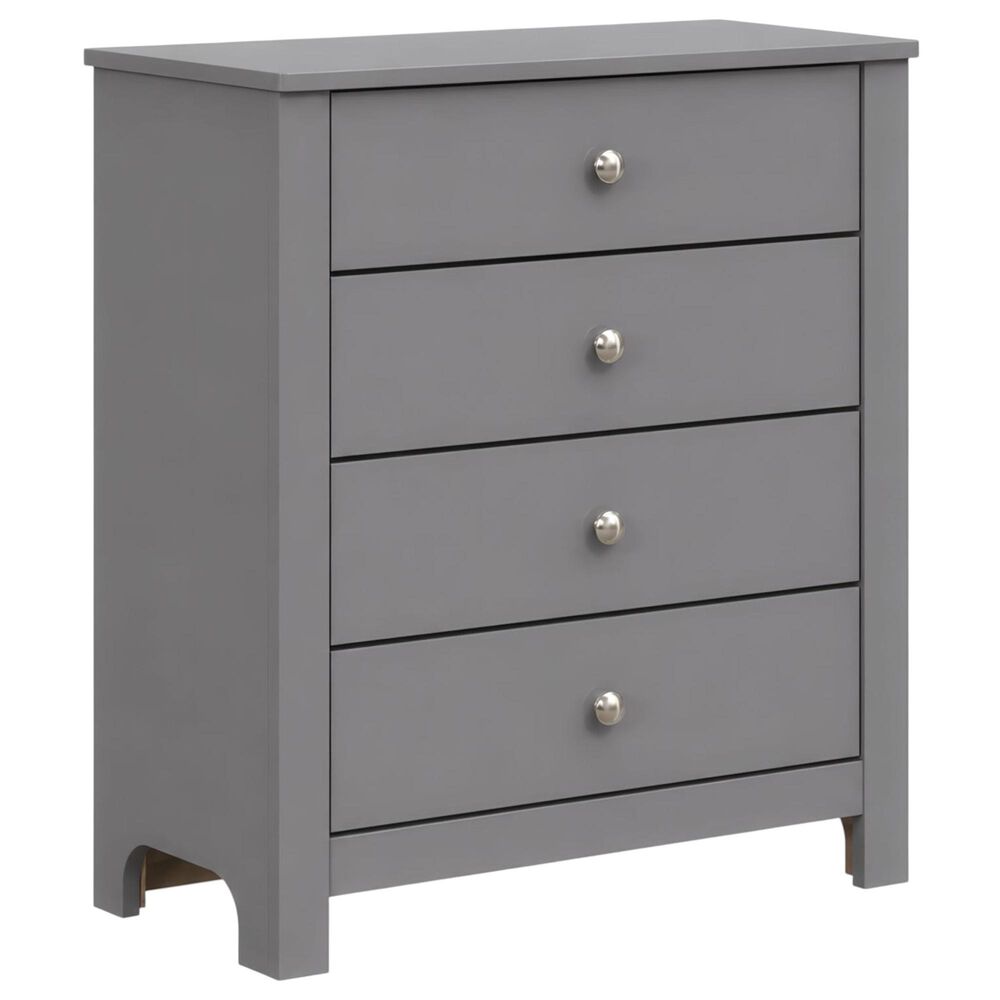 Mayberry Hill Sami 4 Drawer Chest in Grey, , large