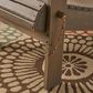 Hearth and Haven Hollywood Outdoor Foldable Adirondack Chair with Straight Armrests in Grey, , large