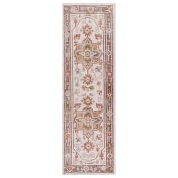 Surya Carpet, Inc. Revere 2"6" x 8" Gray, Brown, Red, Green and Cream Runner, , large