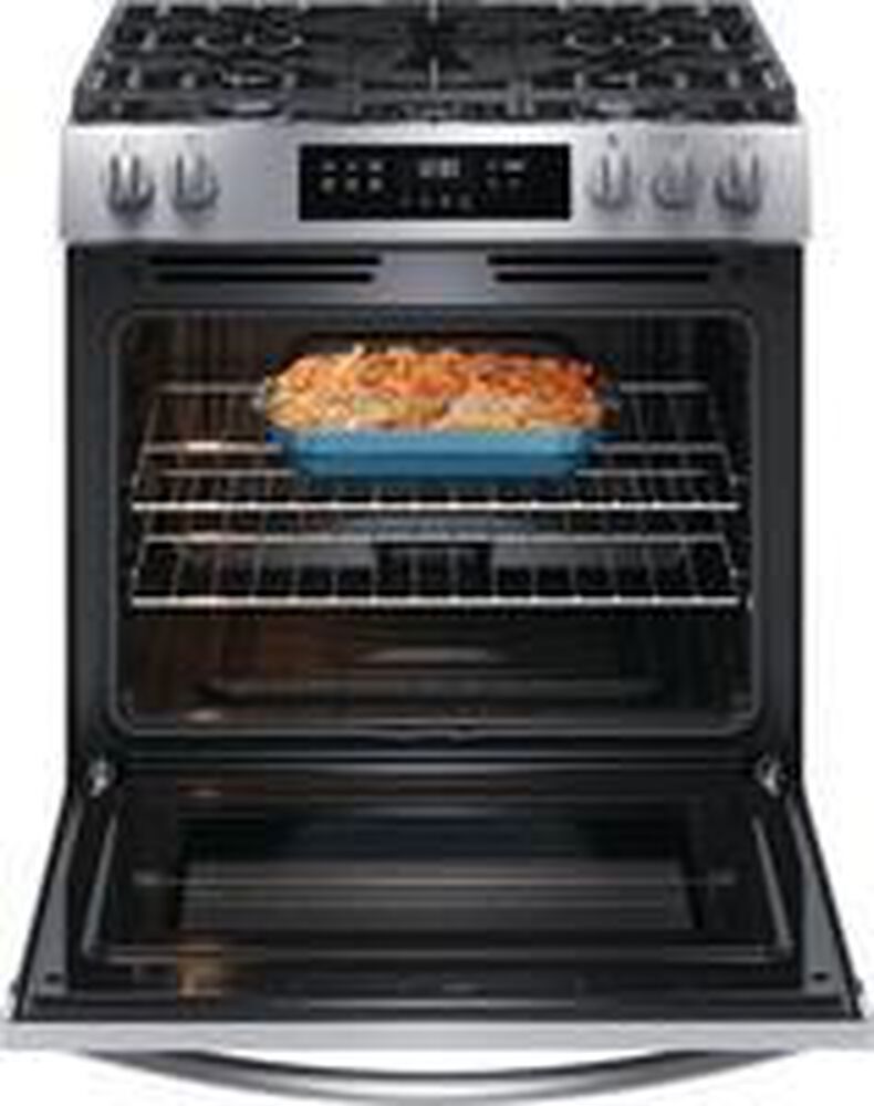 Frigidaire 30&quot; Front Control Gas Range In Stainless Steel, , large