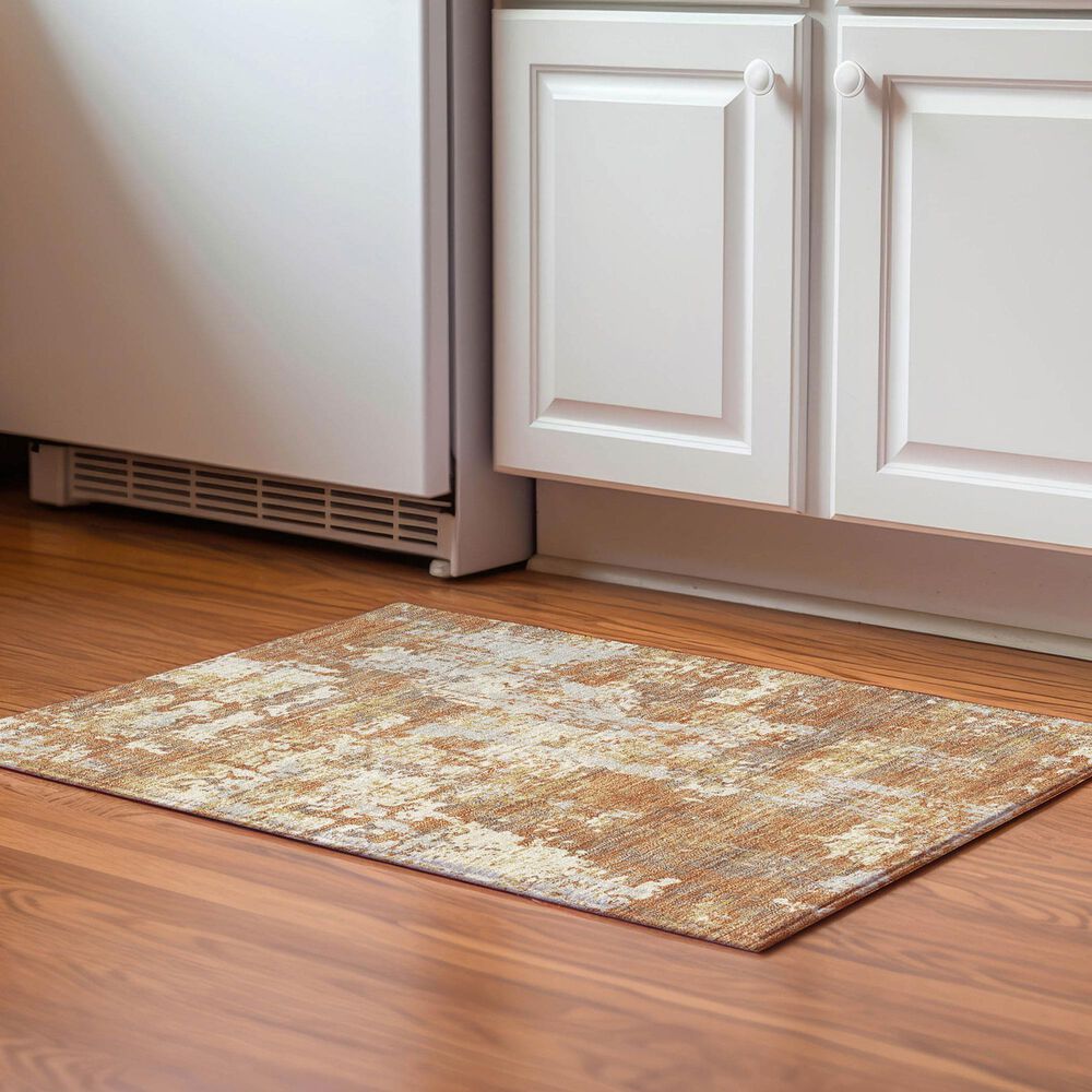 Dalyn Rug Company Kochi KC7 Copper 1&#39;8&quot; x 2&#39;6&quot; Area Rug, , large