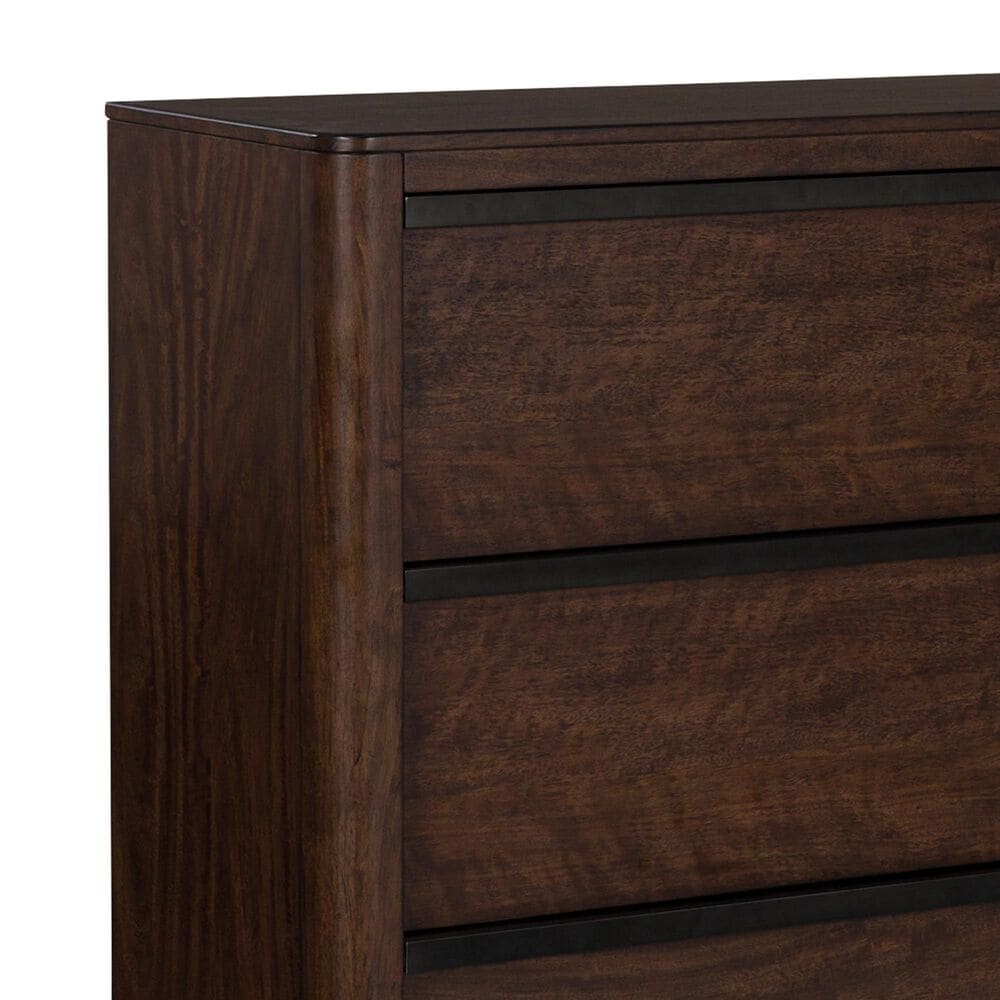 Millenium Dilenno 6 Ball Bearing Smooth Gliding Drawer Dresser in Dark Brown, , large
