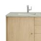 James Martin Vanities Gracyn 72" Double Bathroom Vanity in Coastal Driftwood with 3 cm Victorian Silver Quartz Top and Rectangular Sinks, , large