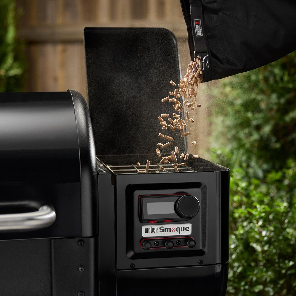 Weber Smoque XL Wood Pellet Grill in Black, , large