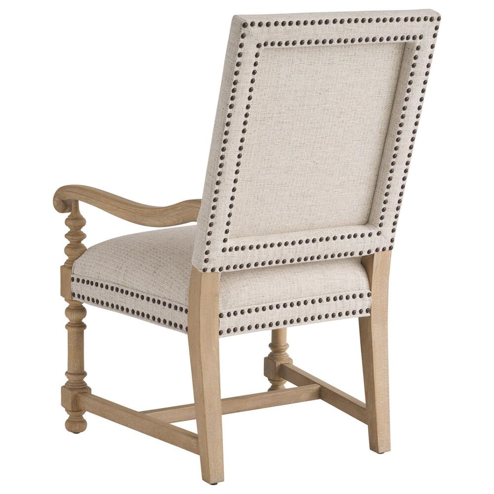 Lexington Home Brands Montecito Anderson Arm Chair in Light Chestnut and Ivory, , large