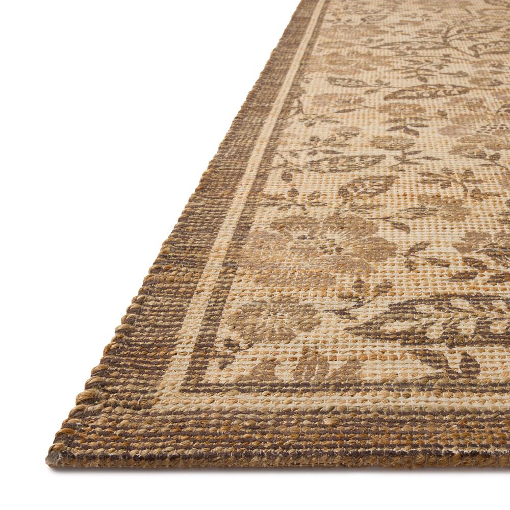 Chris Loves Julia x Loloi Rue Bark and Mocha 3'6" x 5'6" Area Rug, , large