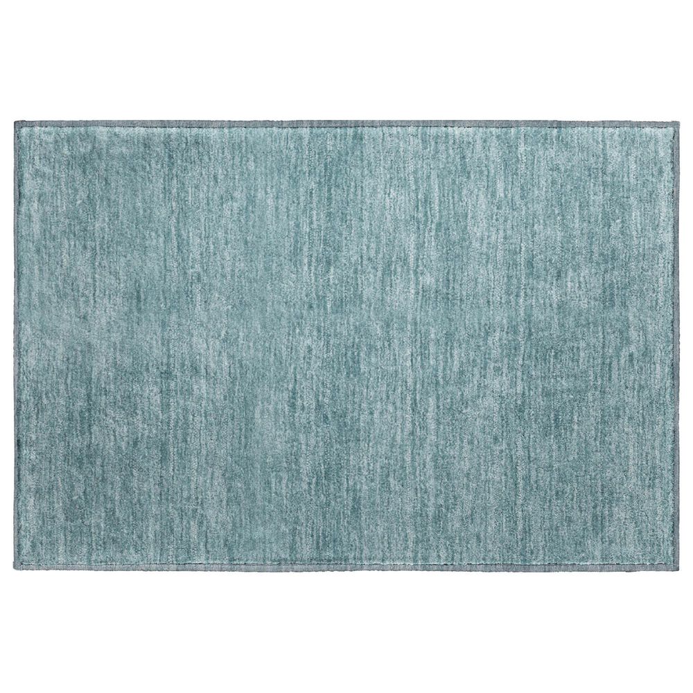 Dalyn Rug Company Soft Essentials Solid Teal 1"8" x 2"6" Area Rug, , large
