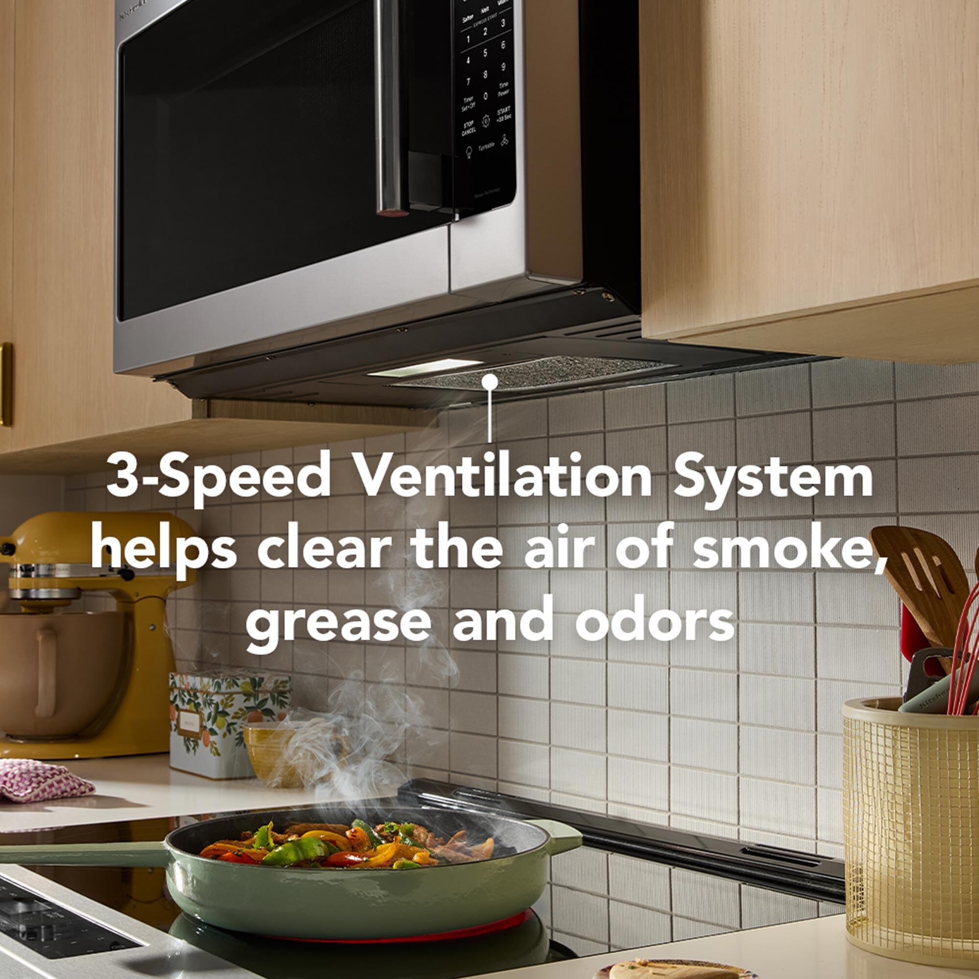 KitchenAid 2.1 Cu. Ft. Over-the-Range Microwave Hood Combination