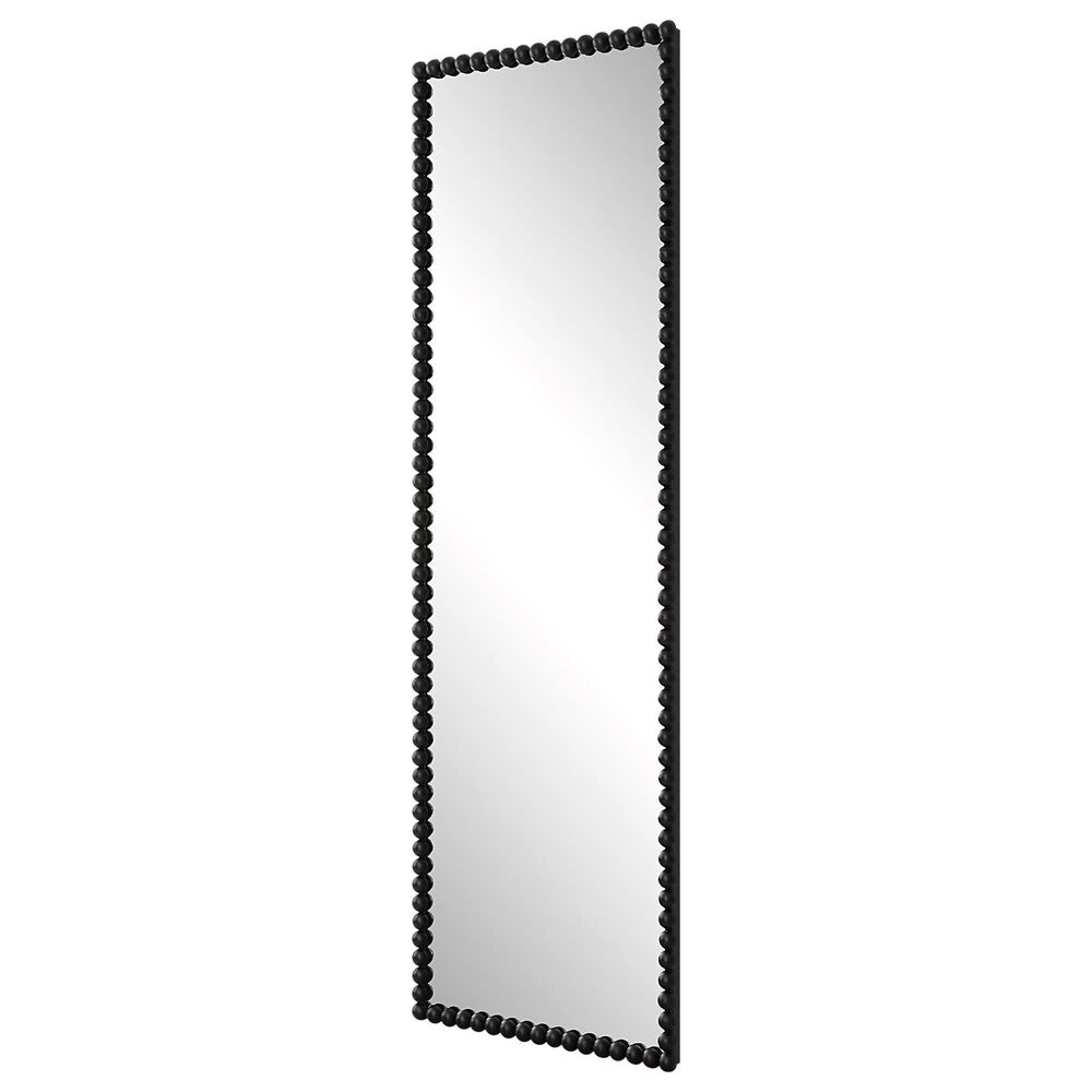 Uttermost Serna Vanity Mirror in Satin Black, , large