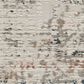 Nourison Rustic Textures Light Grey and Multicolor 7"10" Round Area Rug, , large