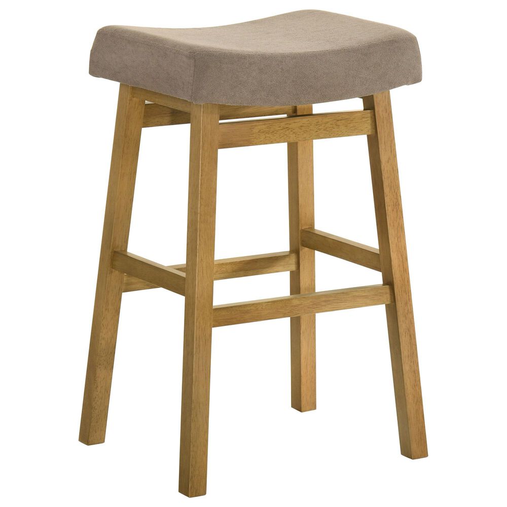 Armen Living Lenon Bar Height Stool in Amber Glow, , large