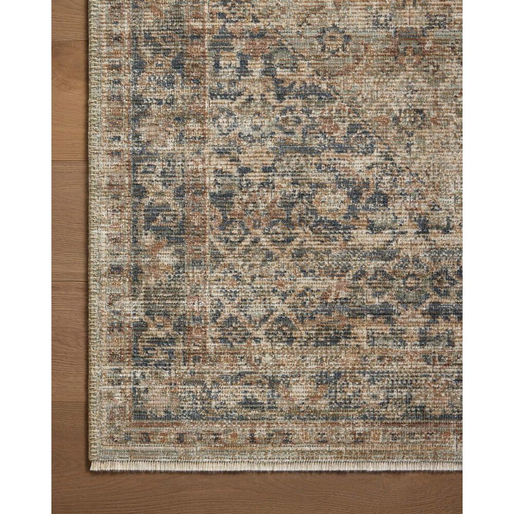 Loloi Heritage 8&#39; x 10&#39; Sage and Navy Area Rug, , large