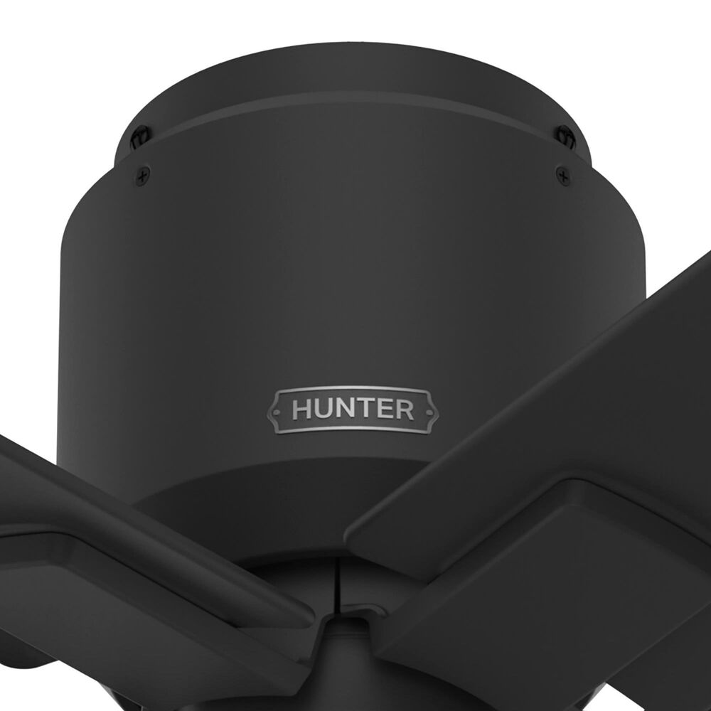 Hunter Terrace 44&quot; Outdoor Ceiling Fan in Matte Black, , large