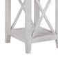 Ashley Adalane Accent Table in Distressed White and Gray, , large