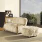 Jennifer Taylor Home Enchante Stationary Loveseat in Taupe Beige, , large