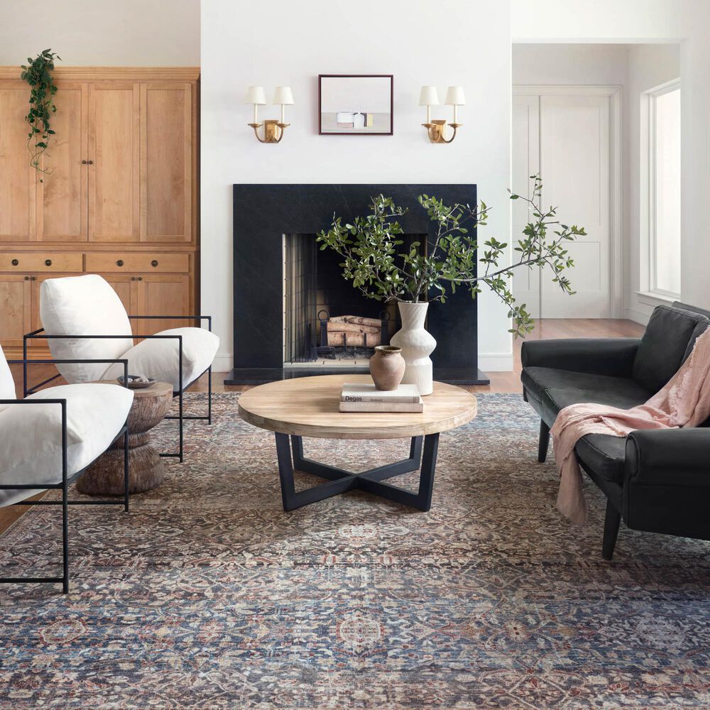 Chris Loves Julia x Loloi Jules 9&#39;6&quot; x 14&#39; Denim and Spice Area Rug, , large