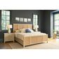 Universal Furniture Oasis Queen Panel Bed with Two Nightstands in Dockside and Natural, , large