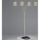 37B Rain Drop Floor Lamp in Gold, , large