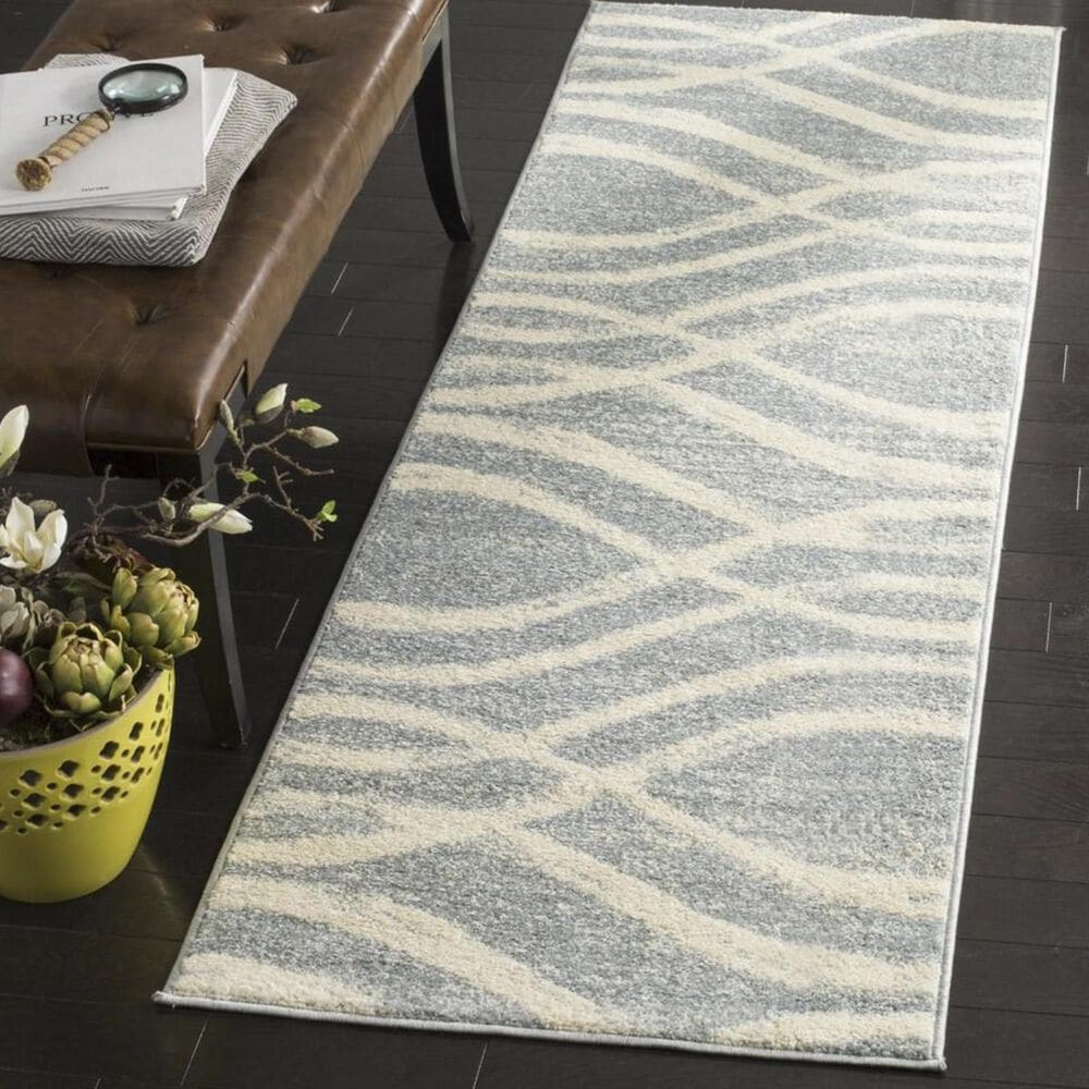 Safavieh Adirondack ADR125T 2"6" x 8" Cream and Slate Runner, , large