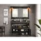 Imperial International Bixby back bar Mirror in Charcoal, , large