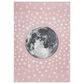 Safavieh Carousel CRK135 3"3" x 5"3" Pink and Grey Kids  Area Rug, , large