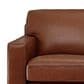 Amax Leather Chatsworth Stationary Loveseat in Nutmeg, , large