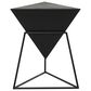 Maple and Jade Inverted Pyramid End Table in Black, , large
