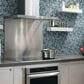 Shaw Molten Hexagon Hydra 11.49" x 11.02" Glass Mosaic Sheet, , large