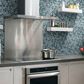 Shaw Molten Hexagon Hydra 11.49" x 11.02" Glass Mosaic Sheet, , large