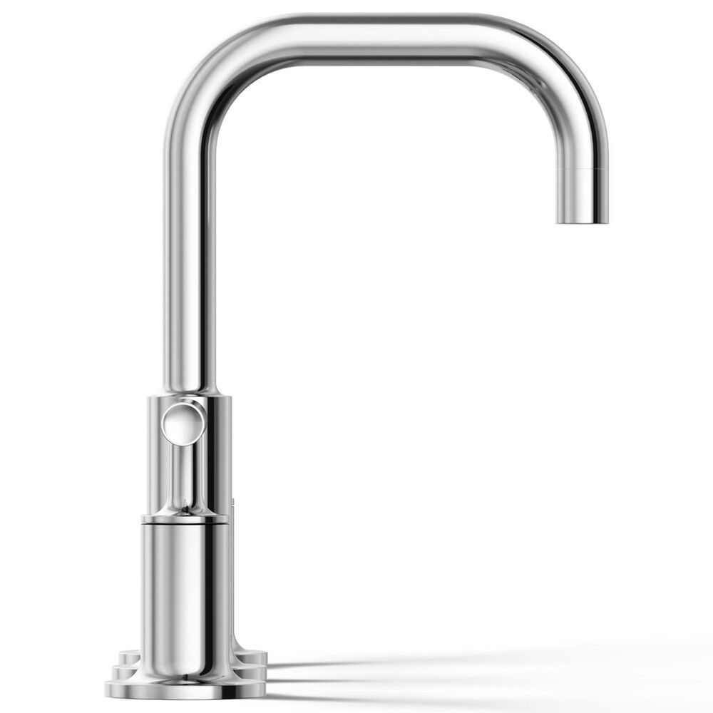 Kohler Purist Widespread Bathroom Sink Faucet with Lever Handles and High Gooseneck Spout in Polished Chrome, , large