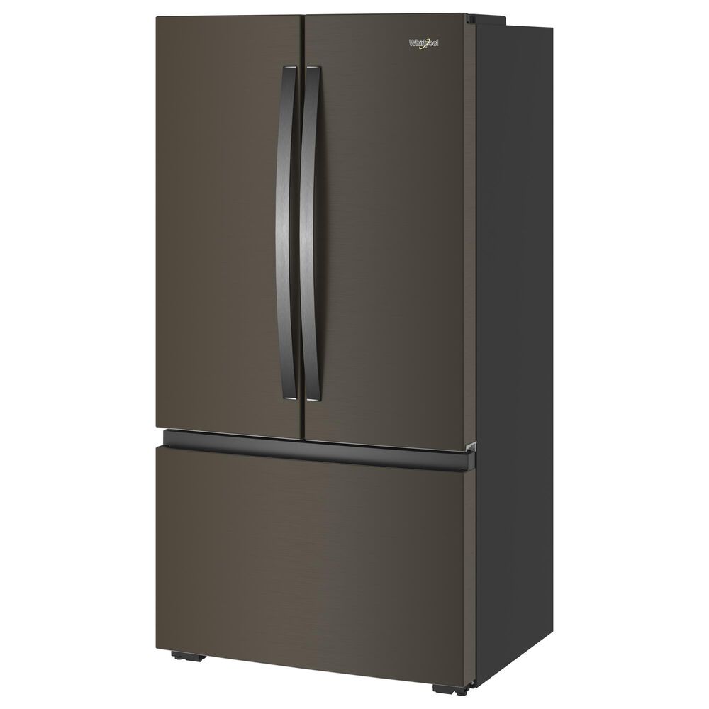 Whirlpool 24.3 Cu. Ft. Counter Depth 3-Door French Door Refrigerator in Black Stainless, , large