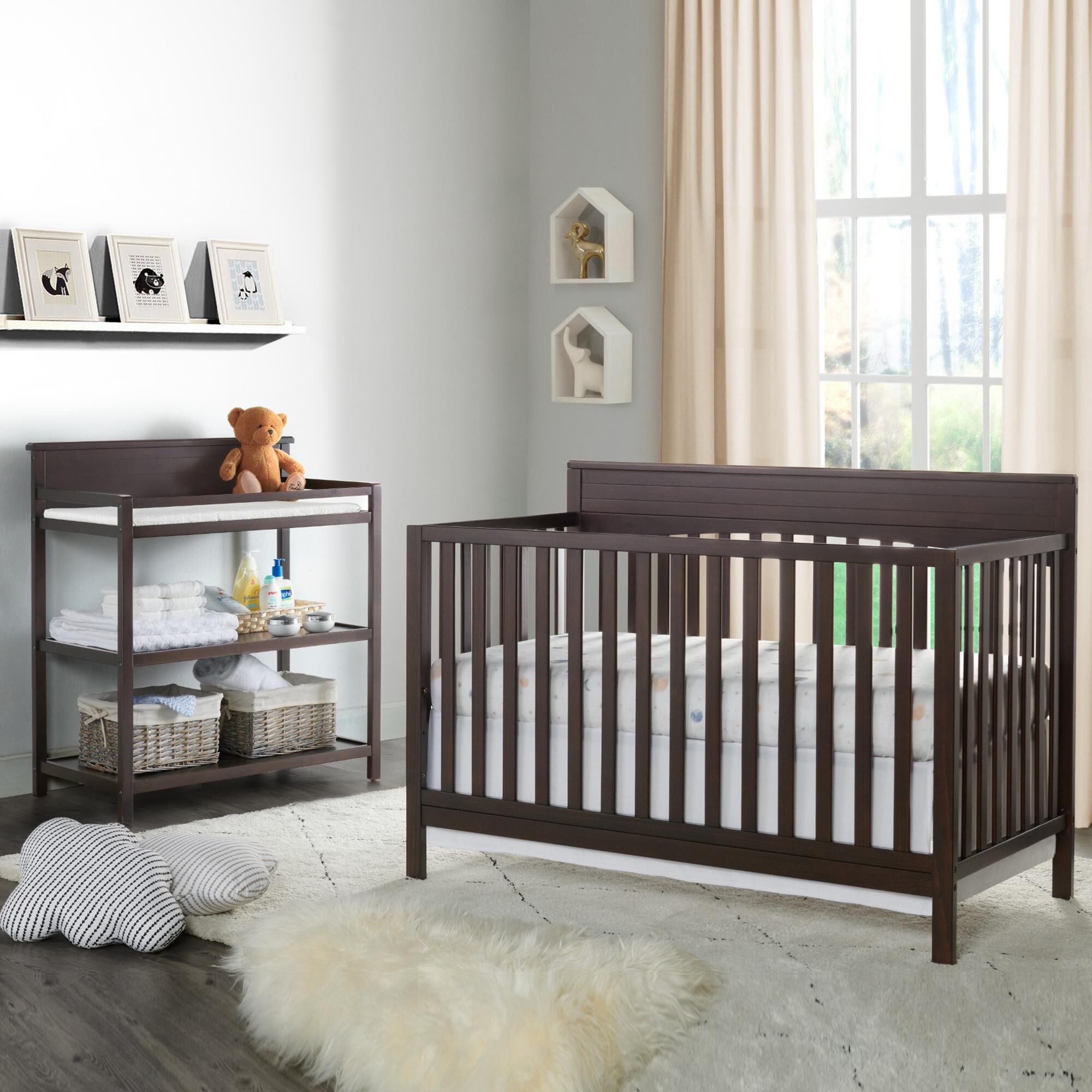 Espresso nursery furniture outlet