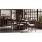 Bernards Bellamy Lane Ladder Back Counter Stool in Rich Chocolate Brown, , large