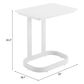 Zuo Modern Friss Patio End Table in White, , large