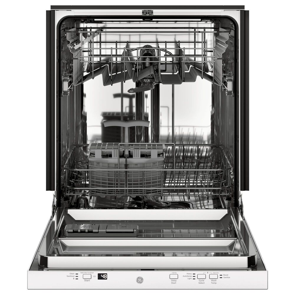 GE Appliances 24 &quot; Built-In Dishwasher with ADA Compliant in White, , large