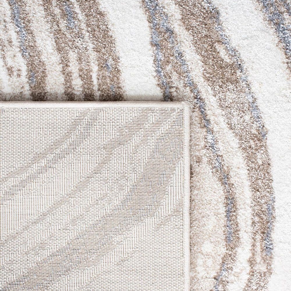 Safavieh Cyrus Shag CYR130A 5&#39;5&quot; x 7&#39;6&quot; Ivory and Grey Area Rug, , large