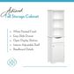 RiverRidge Home Ashland 1-Door Tall Cabinet in White, , large