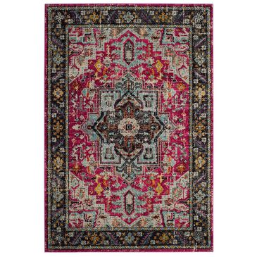 Safavieh Monaco MNC253J-3 3" x 5" Fuchsia/Grey Area Rug, , large