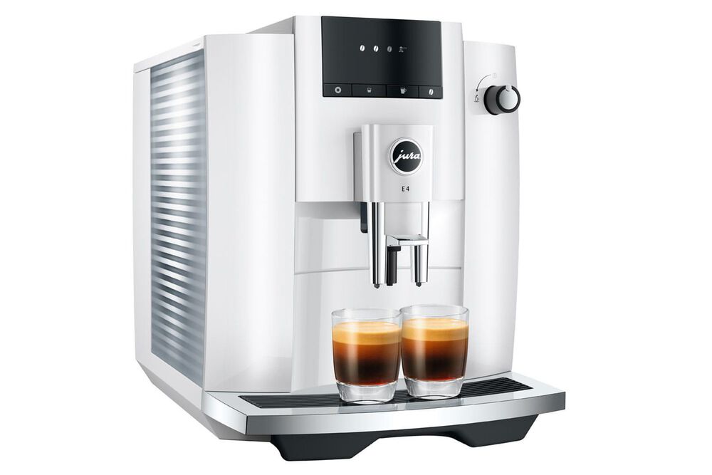 Jura E4 64 Oz Automatic Coffee Machine in Piano White, , large