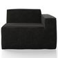 Furniture of America Facil 2-Piece Modular Track Arm Loveseat in Black, , large
