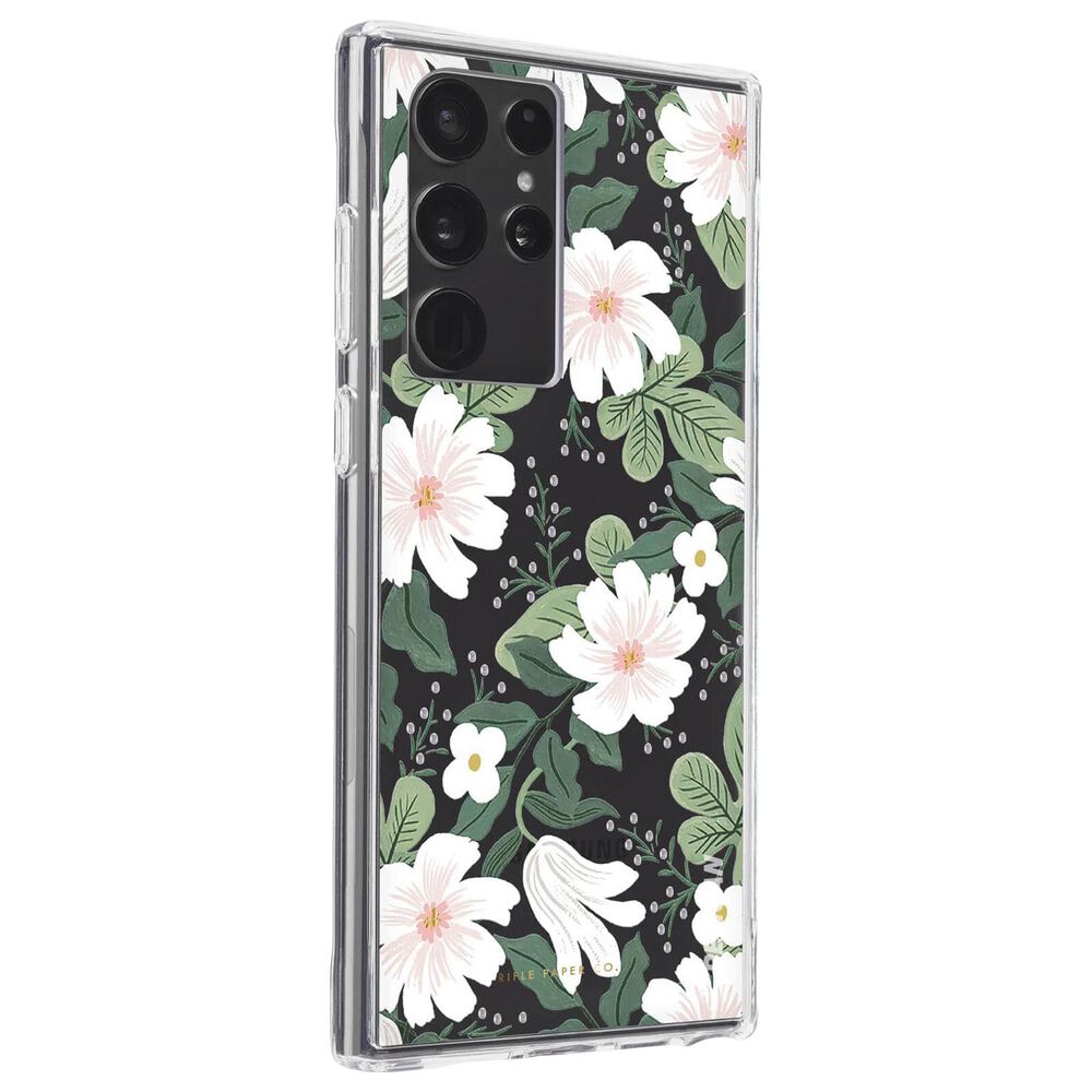 Rifle Paper Co. Ultra Slim Antimicrobial Case for Samsung Galaxy S22 Ultra in Willow, , large