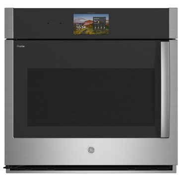GE Profile 30" Smart Built-in Convection Single Wall Oven with Left-Hand Side-Swing Door in Stainless Steel, , large