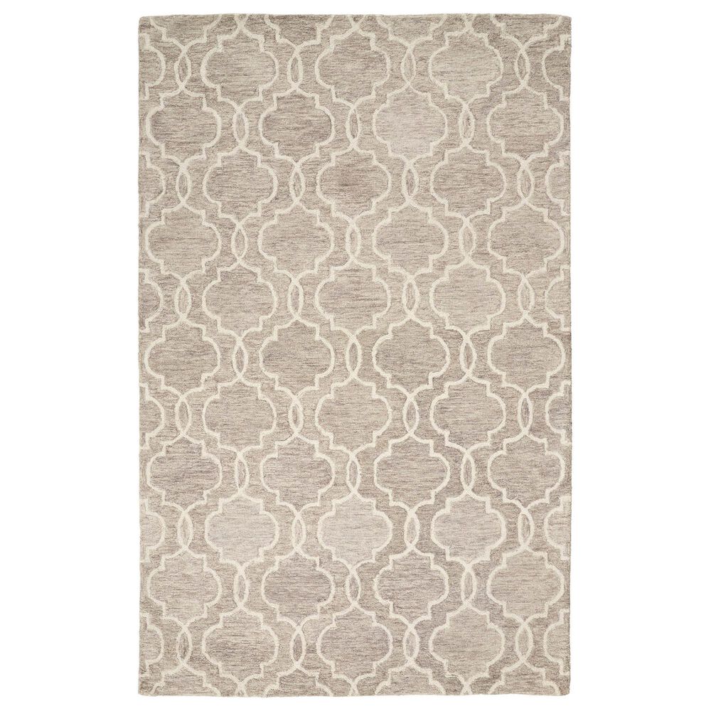 Feizy Belfort 8" x 10" Light Gray Area Rug, , large