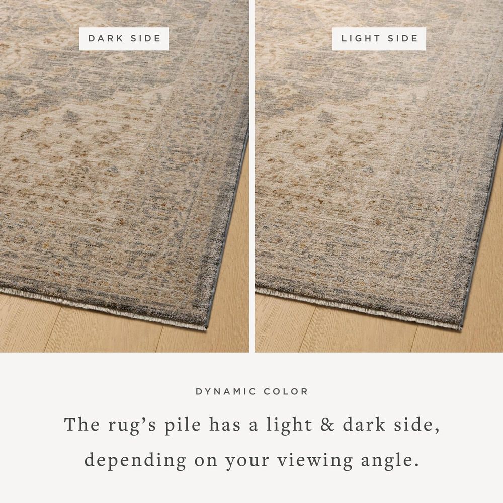Magnolia Home Junie 2&#39;7&quot; x 8&#39; Denim and Natural Runner, , large