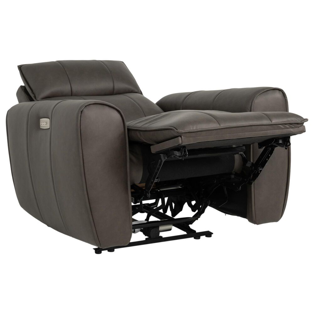 Aurora Furnishings Zero Gravity Power Recliner with Power Headrest in Dallas Espresso, , large