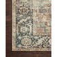 Loloi II Margot 7"6" x 9"6" Terracotta and Lagoon Area Rug, , large