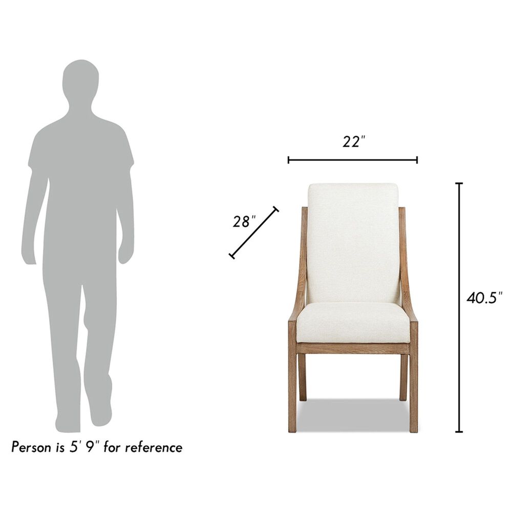 Jennifer Taylor Home Lennox Upholstered Side Chair in Soft Flax Light Beige (Set of 2), , large