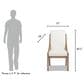 Jennifer Taylor Home Lennox Upholstered Side Chair in Soft Flax Light Beige (Set of 2), , large