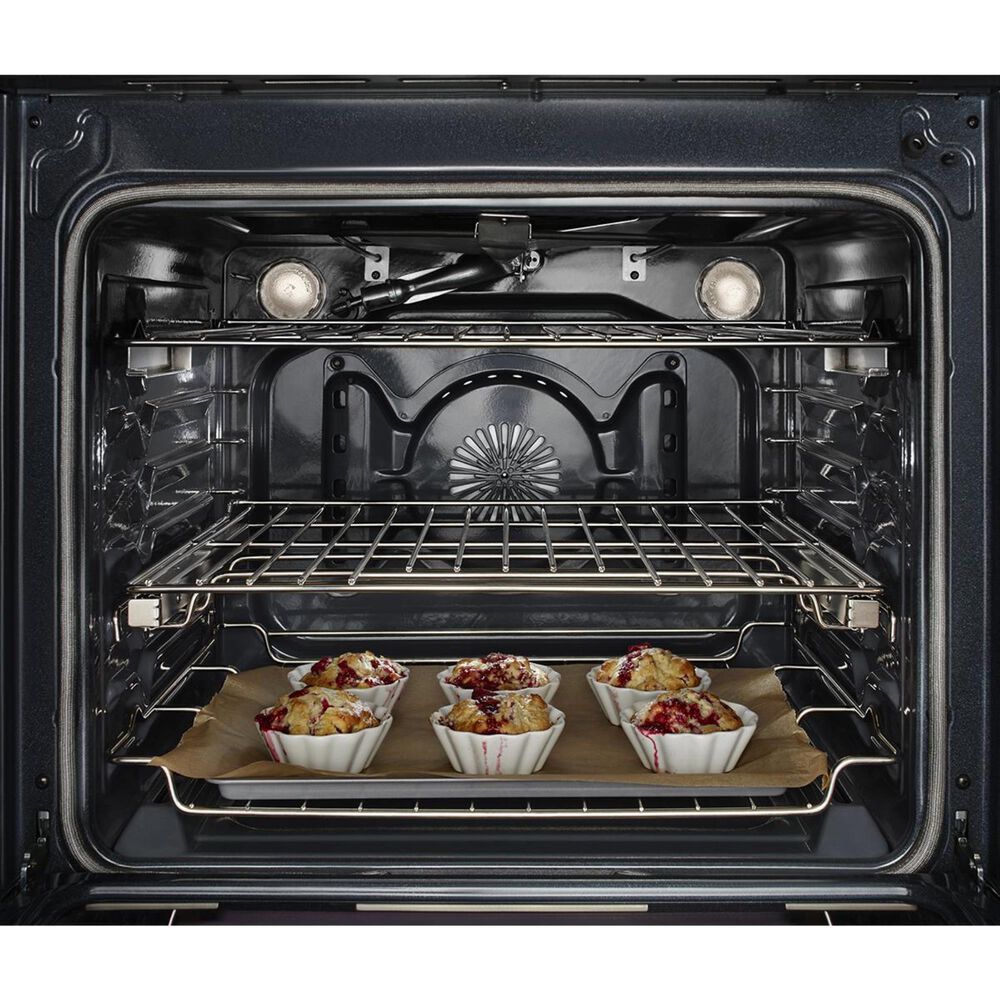KitchenAid 30 Inch 5 Burner Gas Convection Slide-In Range with Baking Drawer in Stainless Steel, , large