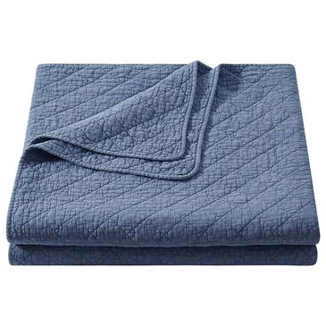 HiEnd Accents Stonewashed 3-Piece King Quilt Set in French Blue, , large
